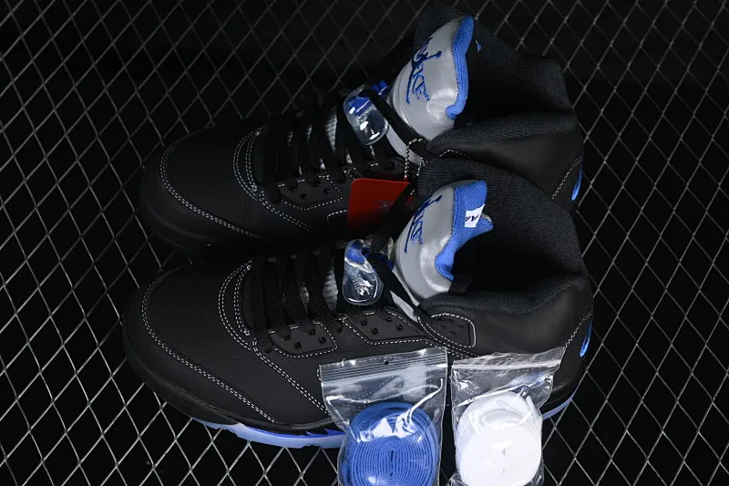 All categories Air Jordan Jordan series basketball shoes Air Jordan 5 TG version Awake NY x Air Jordan 5 "Black Metallic" AJ5 Joe 5 joint model black and gray DV4982-004